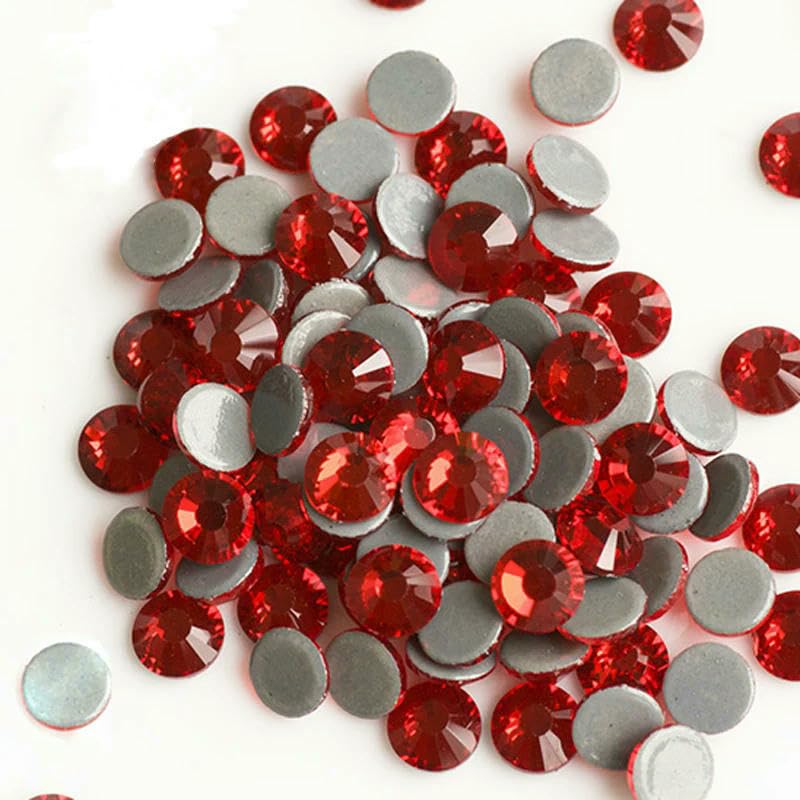 2058 cristalli Hotfix Flatback fai da te artigianato glitter strass vetro adesivo strass stirare su pietre-fucsia AB-SS20 1440 pezzi
