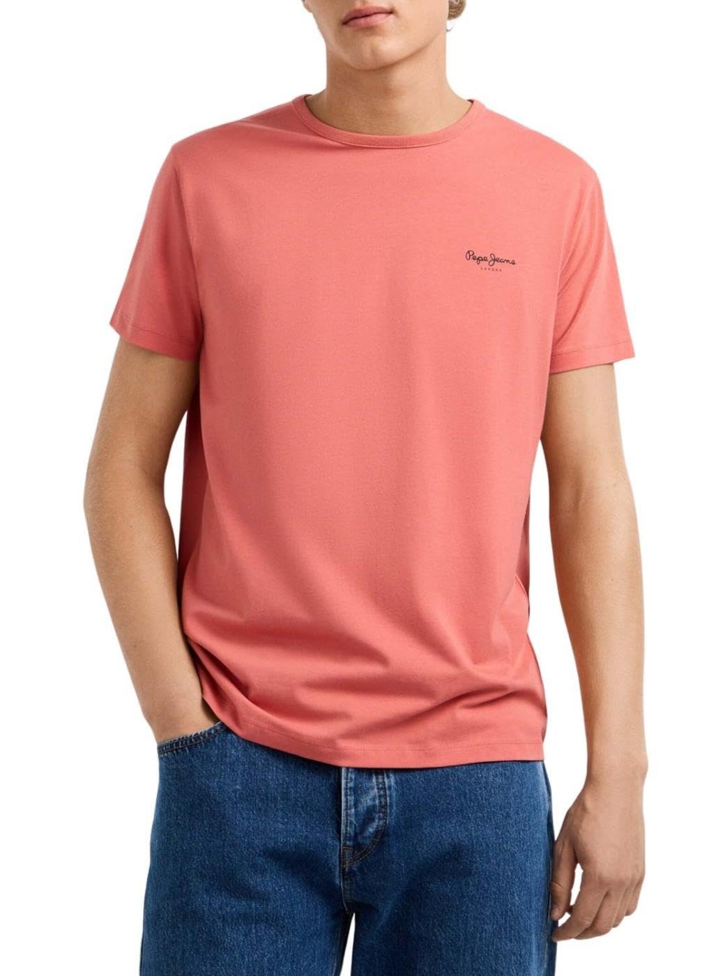 Pepe Jeans Herren Original Basic 3n T-Shirt, Rot (Cinnabar Red), XL