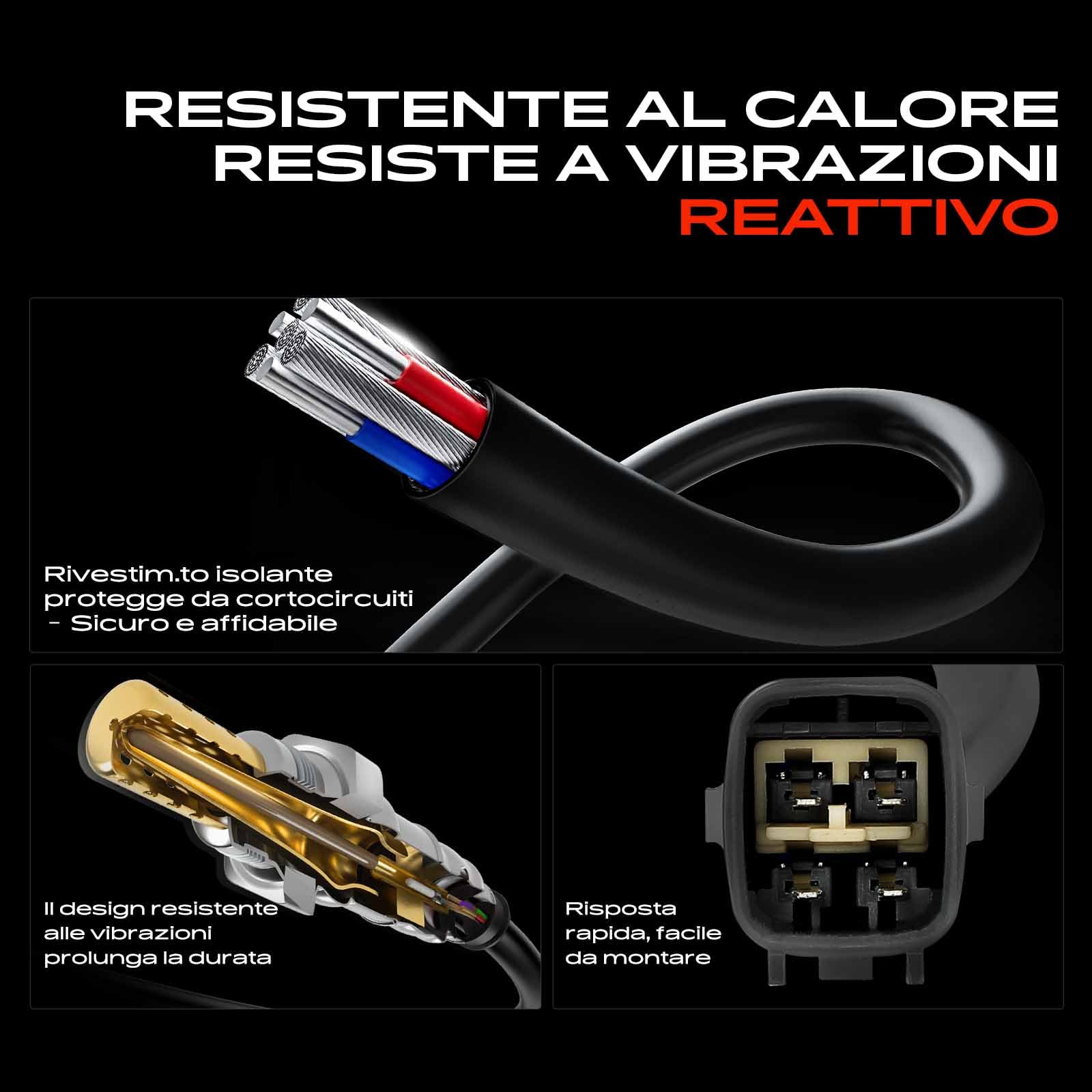 Frankberg Sonda di controllo 894650H030 | Compatibile con: Yaris Box/Hatchback P13, Aygo B4, Yaris P13, 108, C1 II PA PS