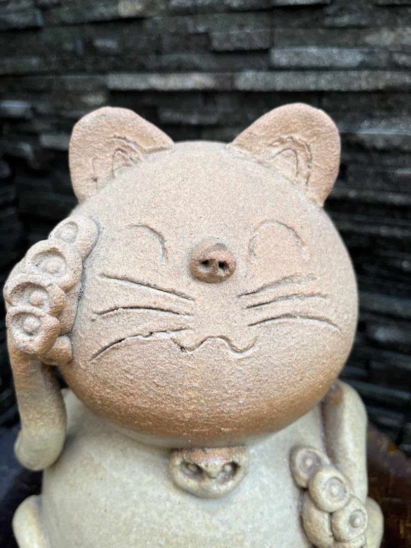 Amazon.co.jp: 福岡県 小石原焼 坂本茂雄窯 開運 笑福招き猫 Amazon.co.jp: 福岡県 小石原焼 坂本茂雄窯 開運 笑福招き猫