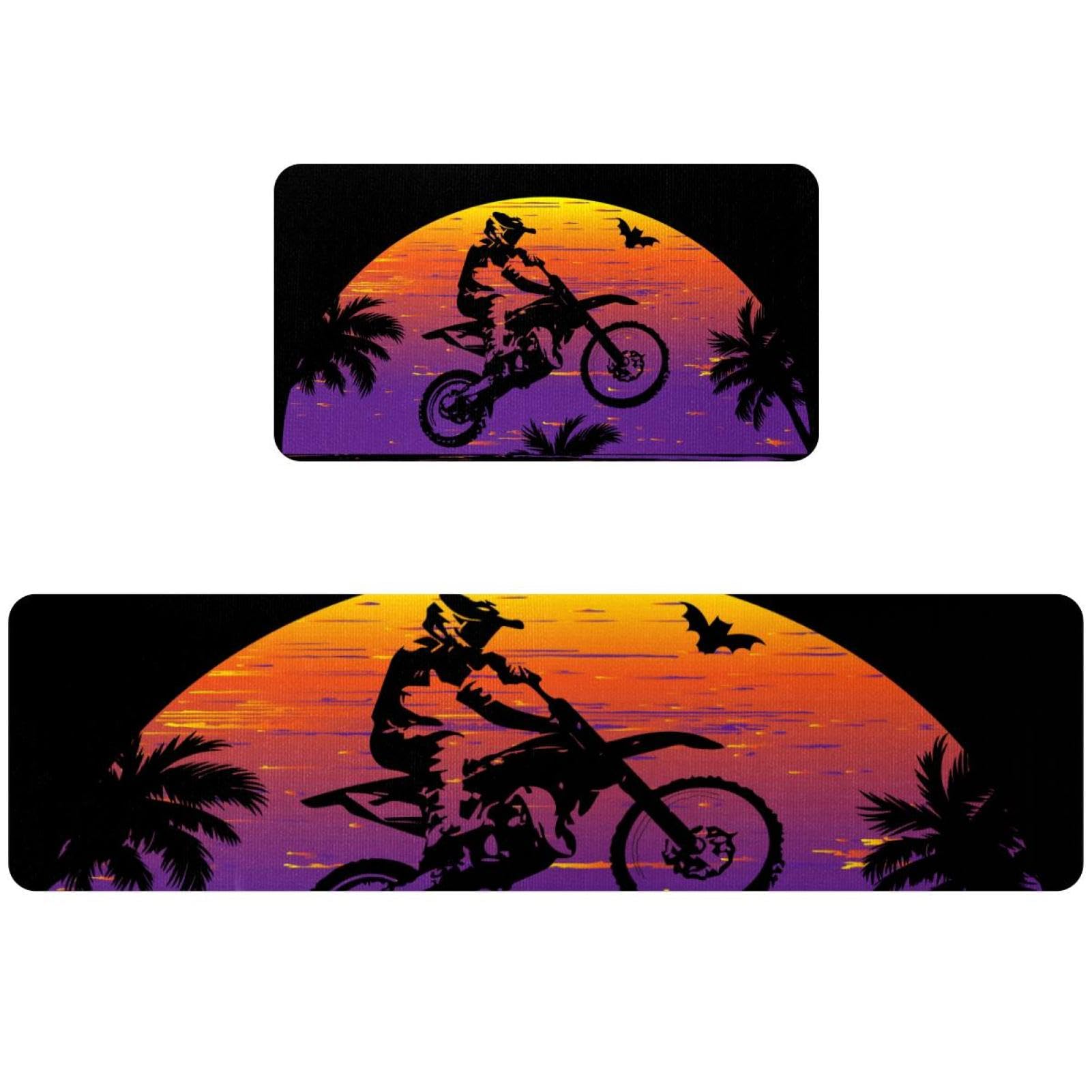 Tapis de cuisine lavable antidérapant lot de 2 grand tapis couloir buanderie