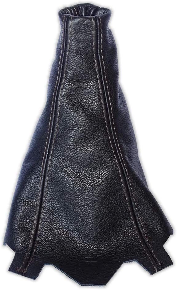 Shift Boot Compatible with Land Rover Discovery LR3 Leather Various Stitching Colour Available (Grey Stitch)