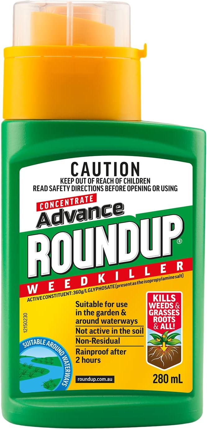 Roundup Advance Concentrate Weed Killer 280ml Suitable for Garden and