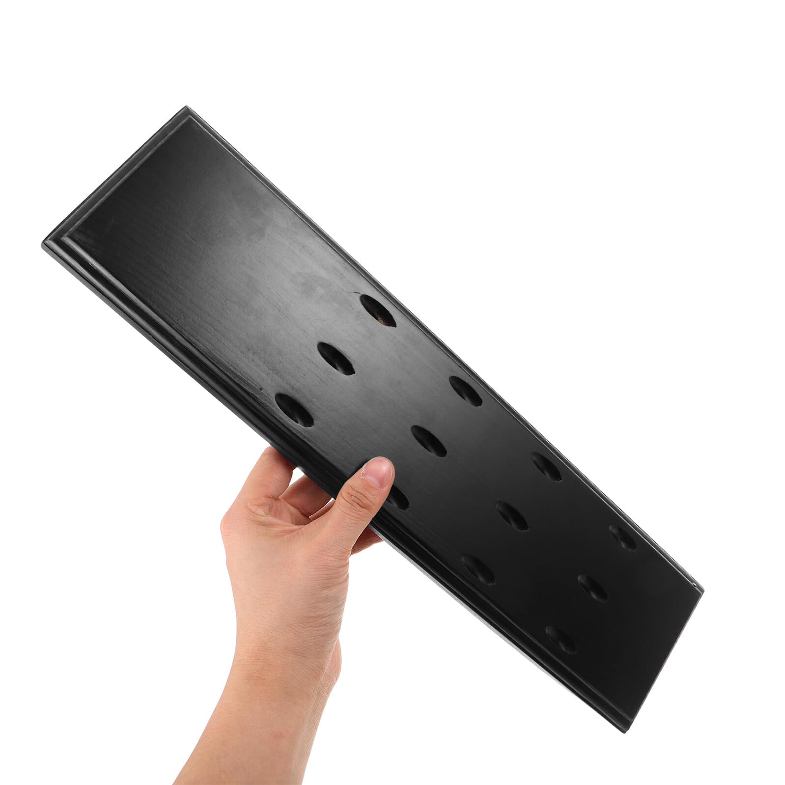 Lurrose Dart Wandhalterung aus Naturholz mit 12 Fächern Wandmontierter Dart Organizer für Soft und Stahlspitzen Platzsparender Dartständer für Spielzimmer und Homeoffice