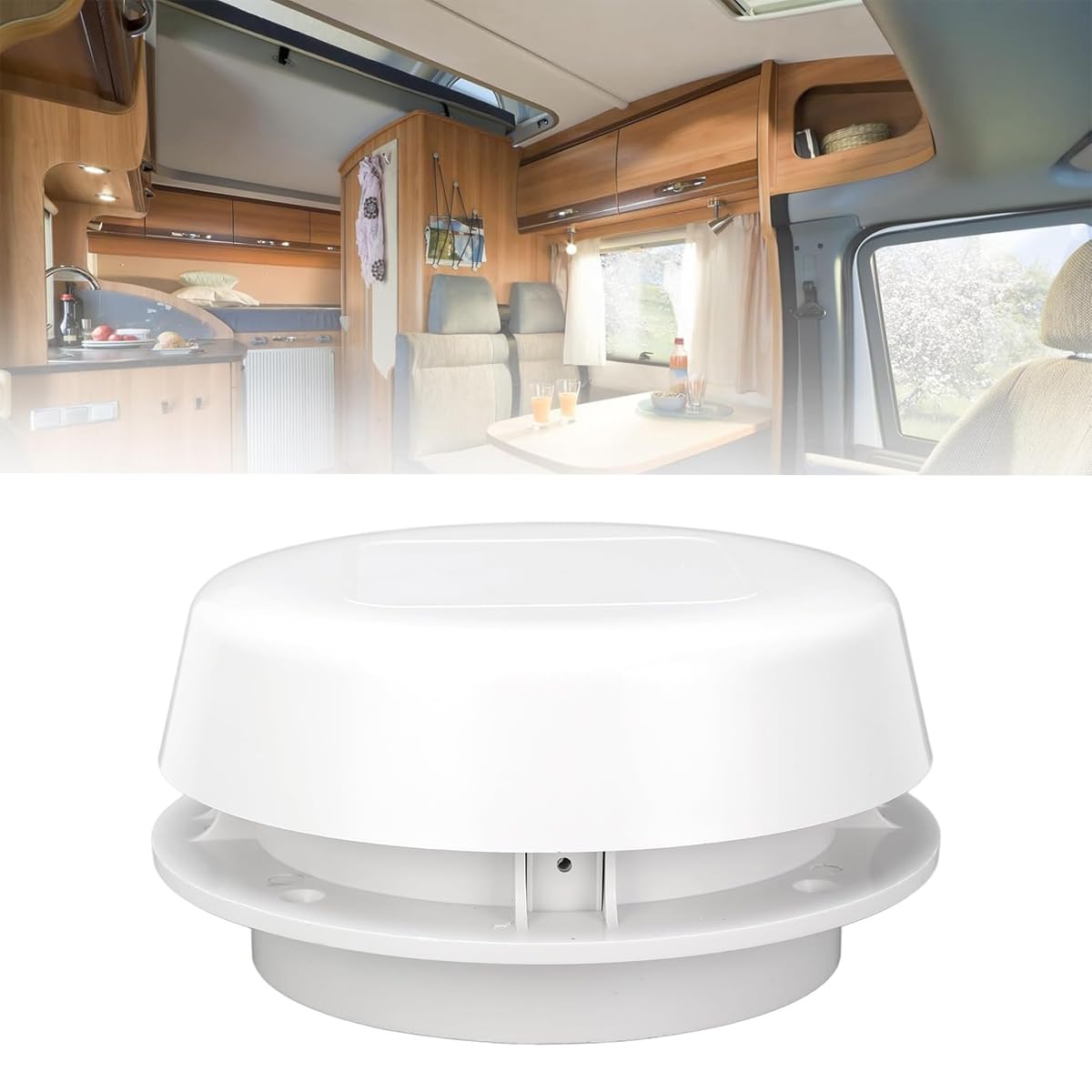 Aérateur De Toit Pour Camping-car, Rond, En Forme De Champignon, Avec Grille En Maille, Pour Camping-car, Yacht, Camping-car, Salle De Bain, Cuisine, Entrepôt 0101061