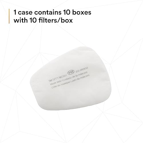 Miniatura 7 de 3M Filtro de respirador de repuesto 5P71 5 pares P95 debe utilizarse con respiradores 3M 5000 o cartuchos 3M 6000 Series