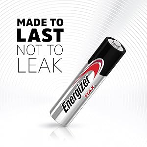 Energizer MAX AAA Batteries (20 Pack), Triple A Alkaline Batteries