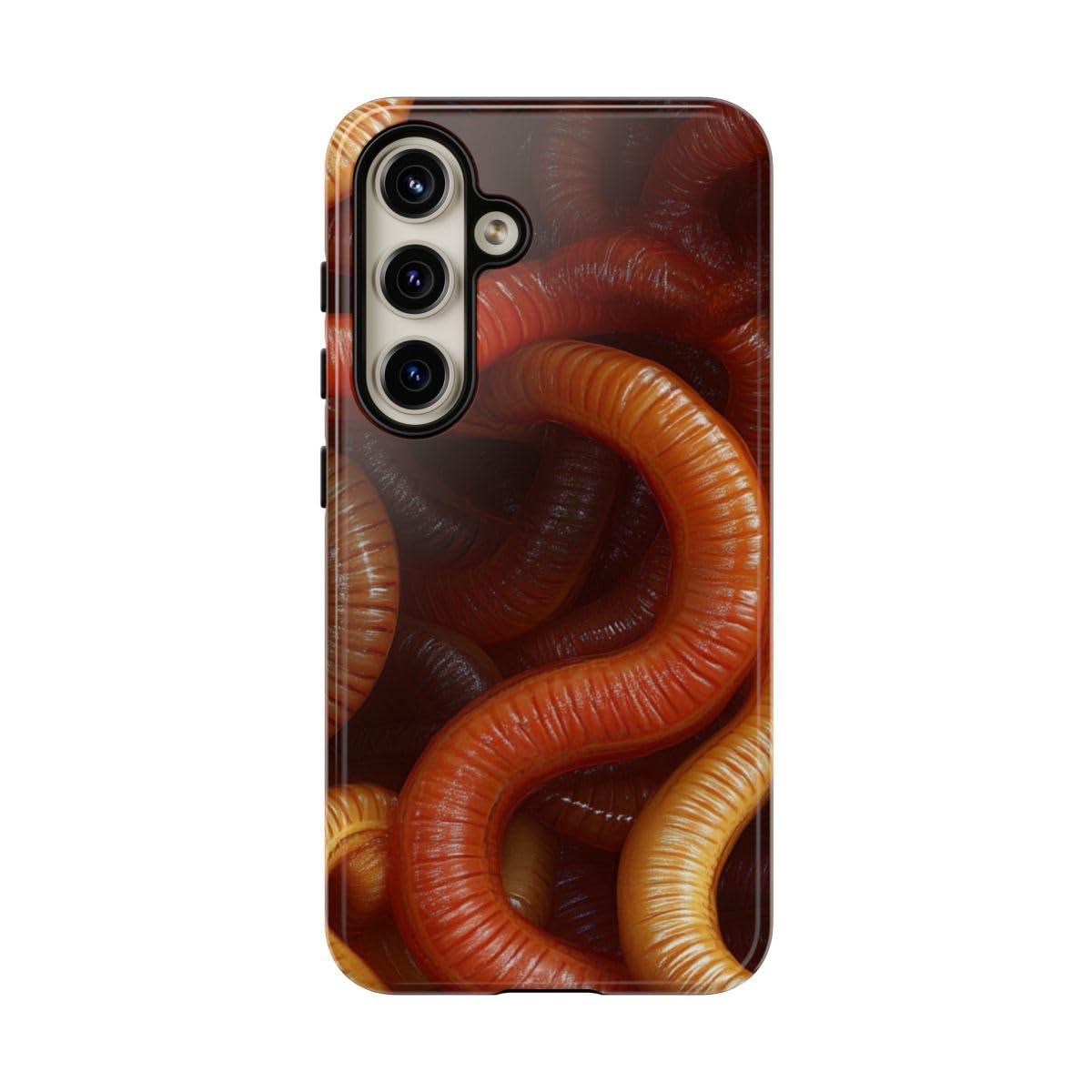 Coque Samsung S24 anti-rayures rigide marron protection originale - 5