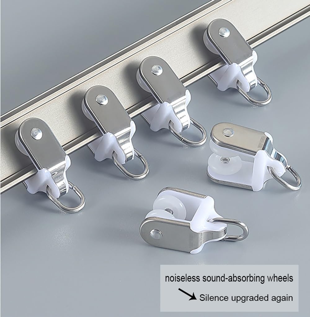 Elastyczny aluminiowy rozdzielacz szynowy, Adjuble szyna sufitowa, 0,6 m do 6,0 m, zginany drążek do kampera, balkonu, salonu, biura, 2 x 0,6 m