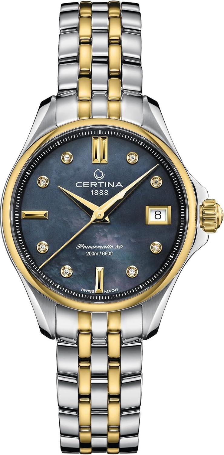 Certina, Womens, DS Action Lady 34.5mm, Stainless Steel with