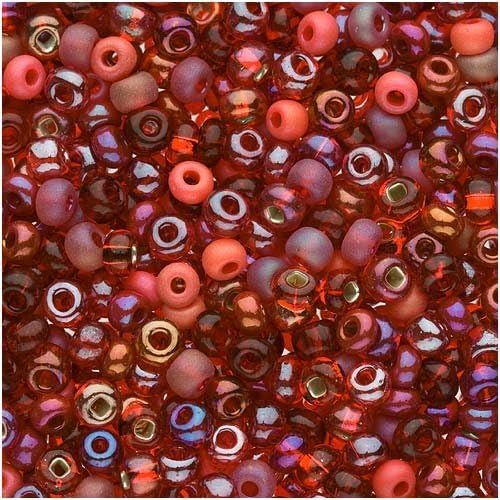 Jablonex Beads, Devils Food Red