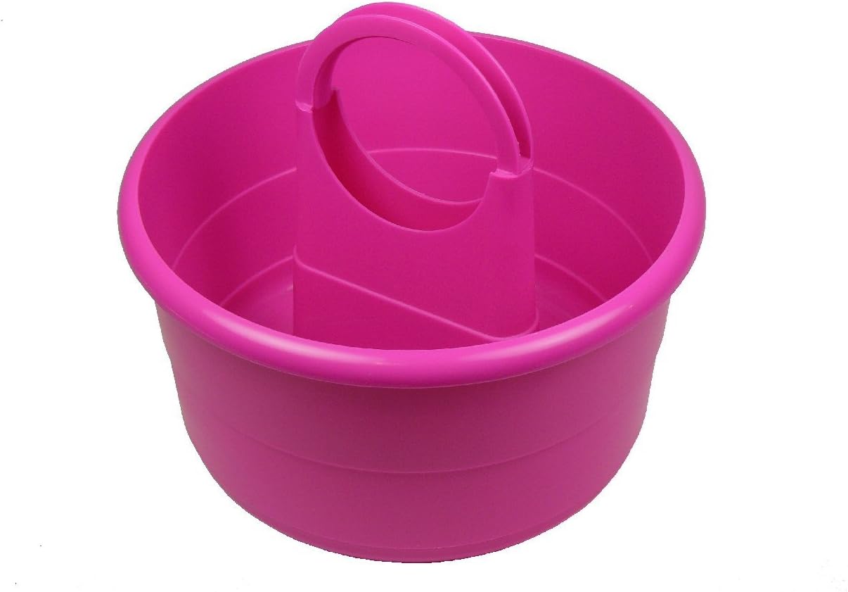 Romanoff Round Caddy, Hot Pink