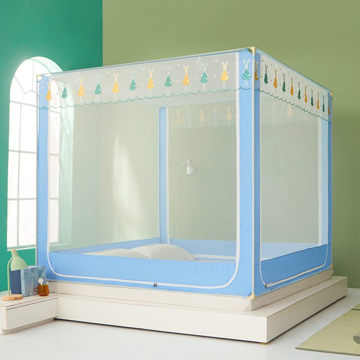 Moustiquaire lit double anti-moustiques pour stopper les piqûres