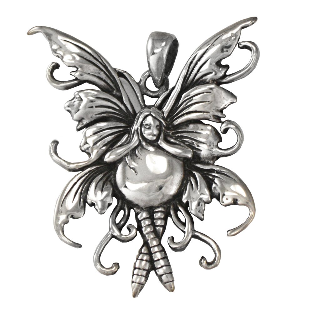 Pendentif Fée En Argent Sterling 925 - Amy Brown Imagine - Bijou Fin Et Enchanteur