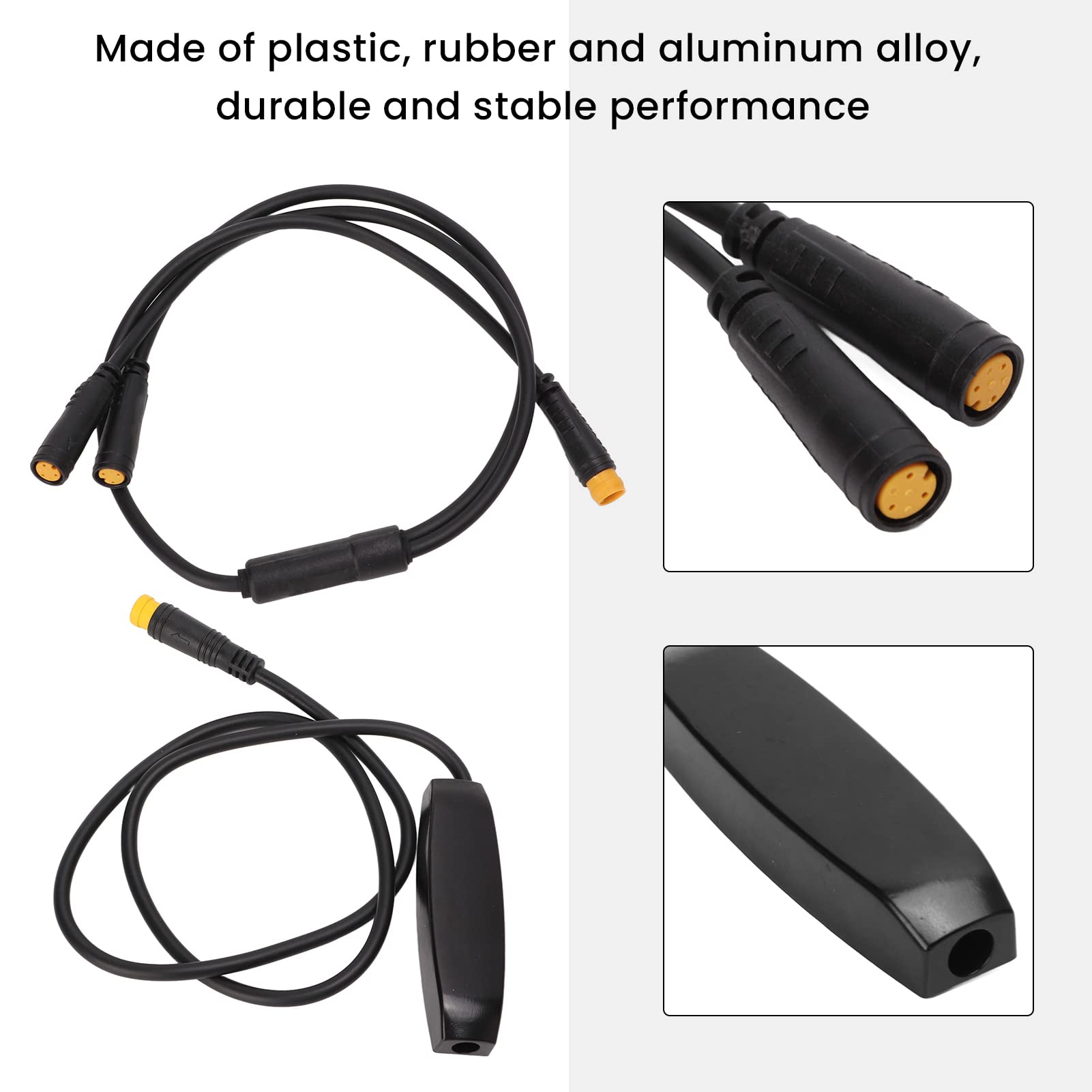 E czujnik zmiany biegów roweru chroń silnik 3-pinowy interfejs E zestaw do konwersji roweru części do aktualizacji modyfikacji roweru EBicycle (Sensor (metal) + 1T2 cable (long style))