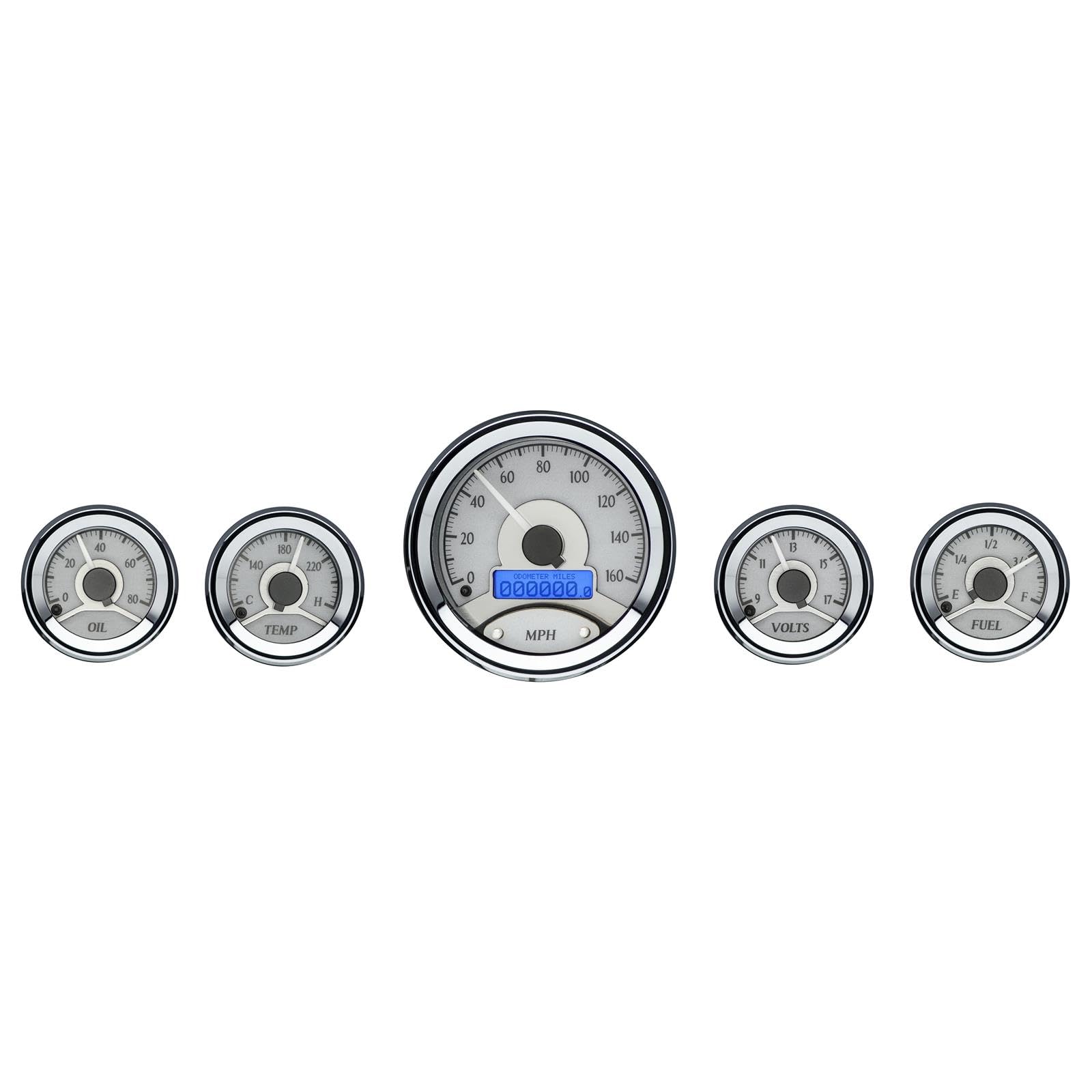 Amazon.com: Dakota Digital VHX-1050-S-B Universal 5 Round