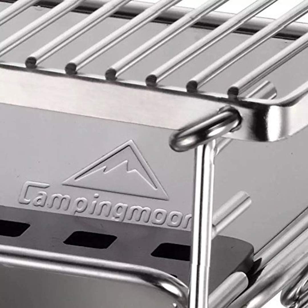 Camping Moon X-MINI-Pro-W X-MINI-Pro-W X-Small Bonfire Stand with Grill Bridge