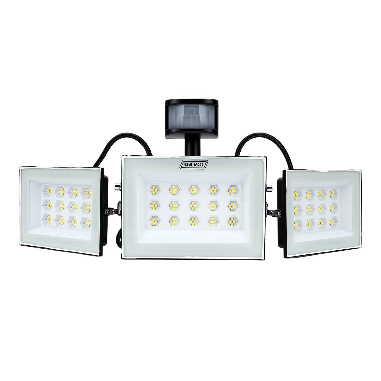 Marhynchus Reflektor LED o Mocy 150 W, z 3-głowicowym Czujnikiem Ruchu i