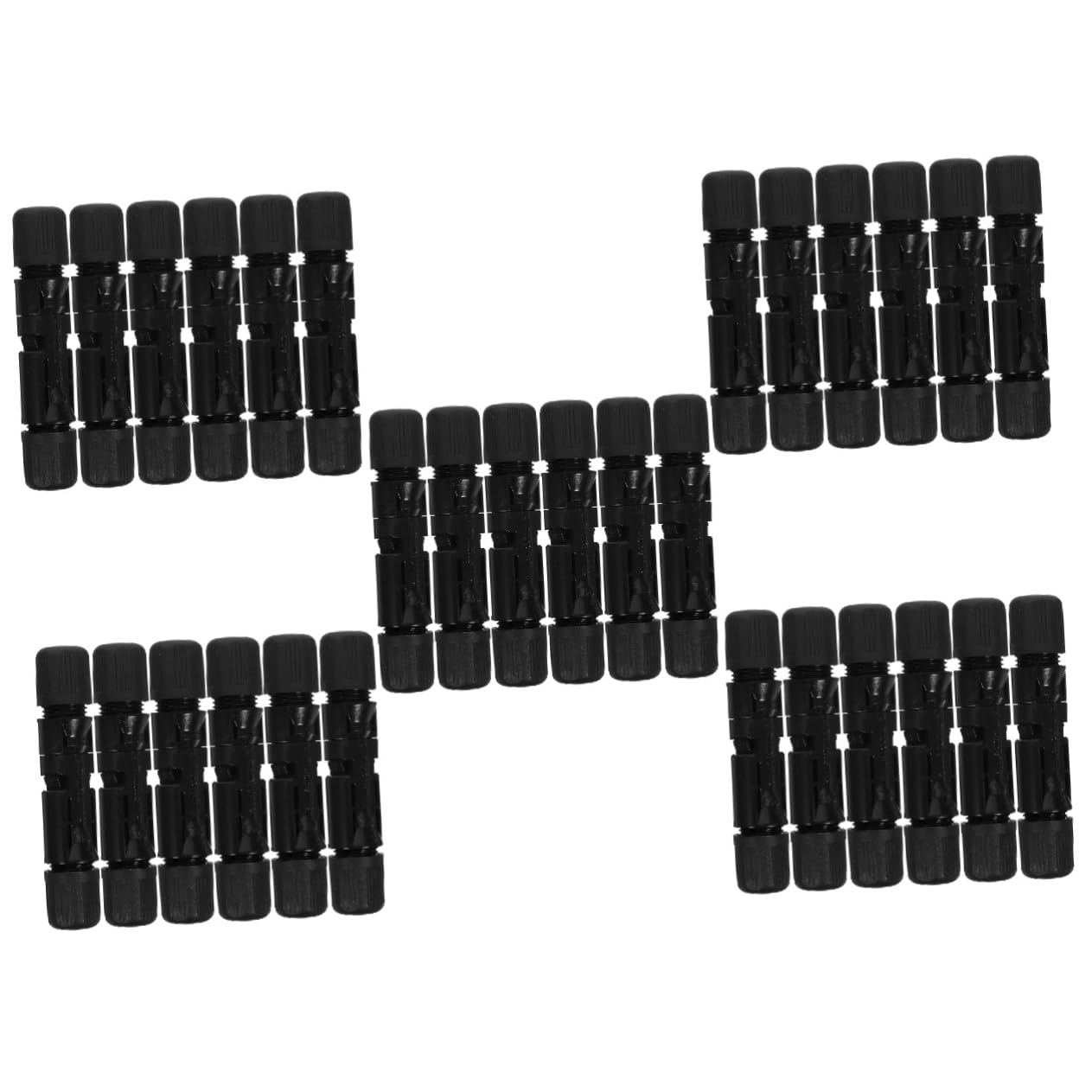 Gatuida 30pezzi Connettori Fotovoltaici Impermeabili Per Pannelli Facili Da Installare e Resilienti Compatibili Con Moduli Fotovoltaici e Accessori Per Energia Solare