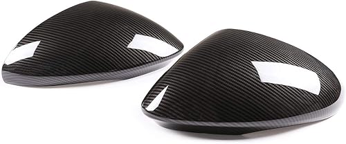 Miniatura 8 de CHEYA Cubierta de decoración de tapa de espejo retrovisor exterior ABS para Alfa Romeo Stelvio 2017-2020 (negro)