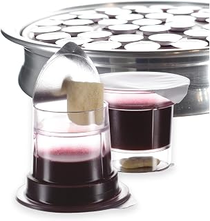 Pre-filled Communion - Tray & Seatback Pew Compatible - Concord Grape Juice and Bread - Box of 1200