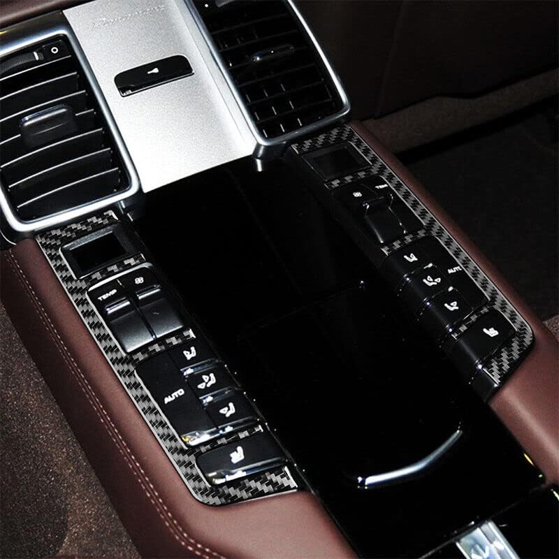 Carbon Fiber Interior Trim Cover Trim Fit for Porsche Panamera 10-16