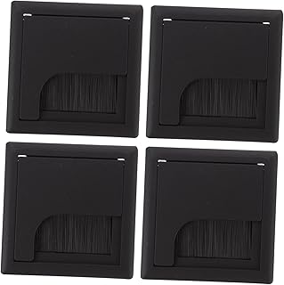 OSALADI 4pcs Wire Hole Cover Abs Plastic Desktop Computer