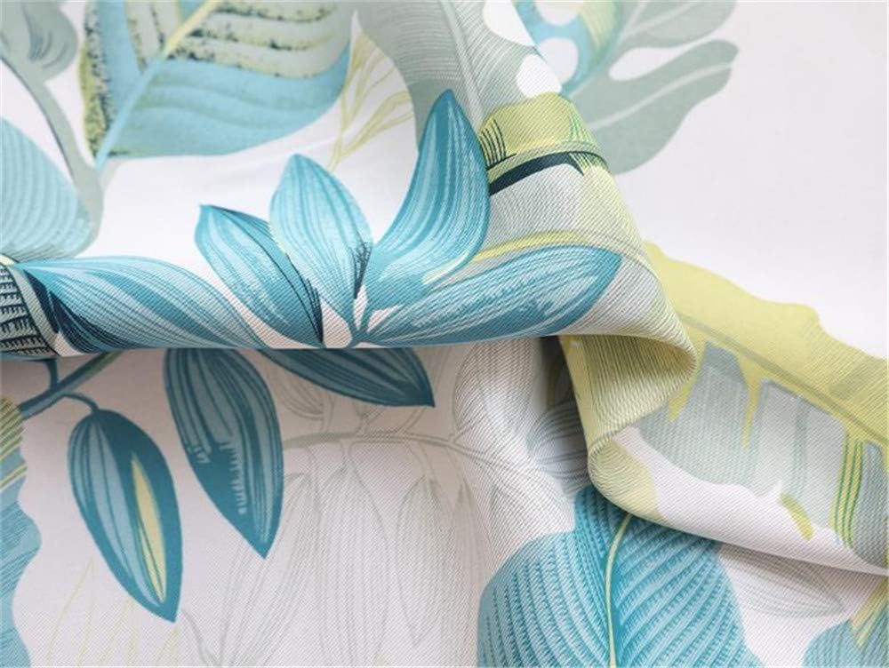 Window Drapes Nordic Style Tropical Rainforest Shading Fabric 2-Pack W x L-66 x 90 Inch (2 X 46" W X 72" L (117cm X 183cm))