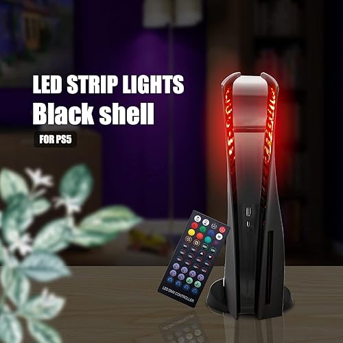 Miniatura 3 de Playstation 5 Accessory Kits, PS5 Black Plates Disc Edition and PS5 LED Strip with 8 Colors and Remote Control