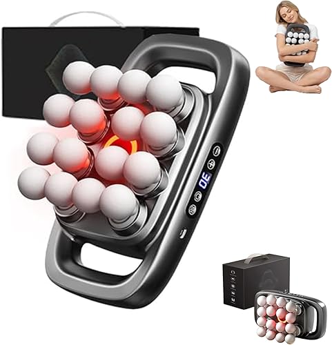 2026 Husband 2.0 Knot Buster, pistola de masaje de tejido profundo para aliviar el dolor muscular, masajeador de percusión de 16 cabezas con 30