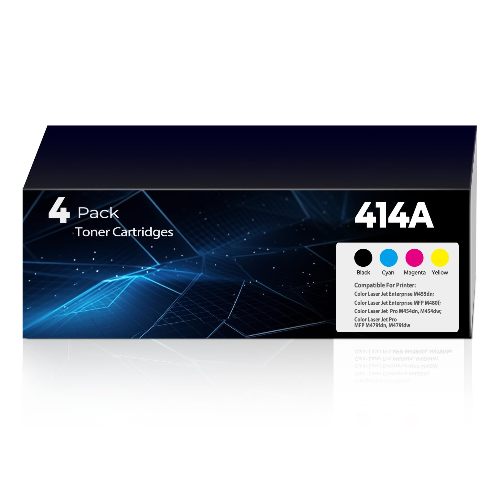 Photo 1 of Gaiyeep Tuny 414A Toner Cartridges (4 Pack)
