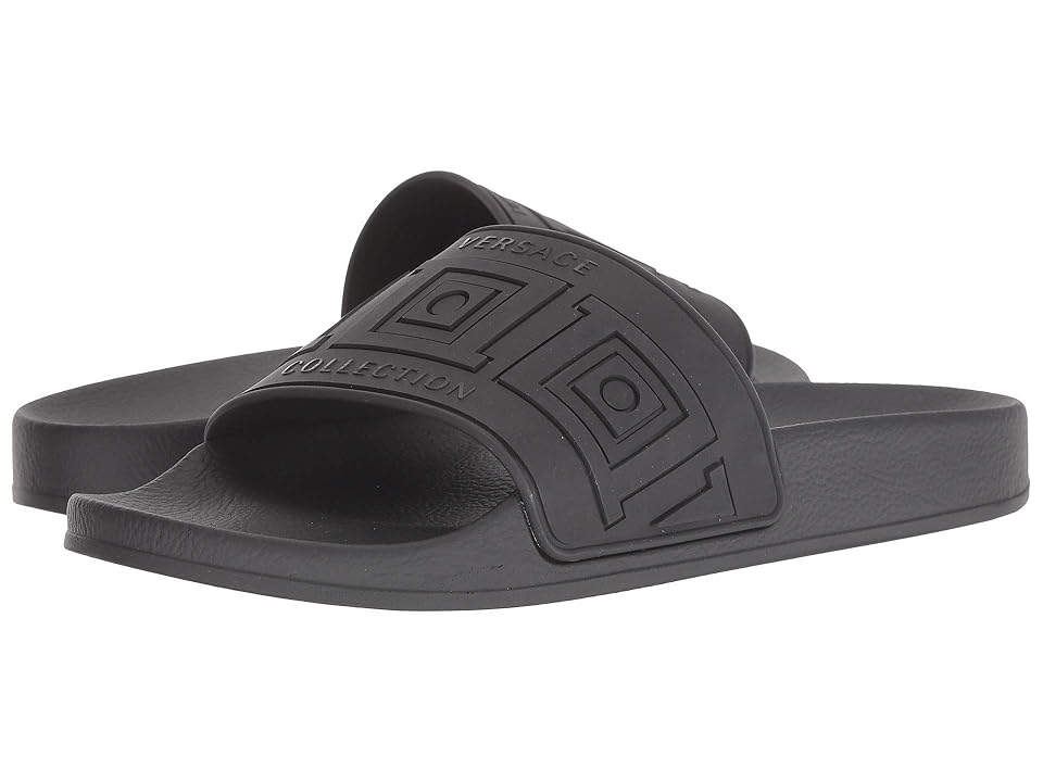 

Versace Collection Rubber Pool Slide (Black) Men's Slide Shoes