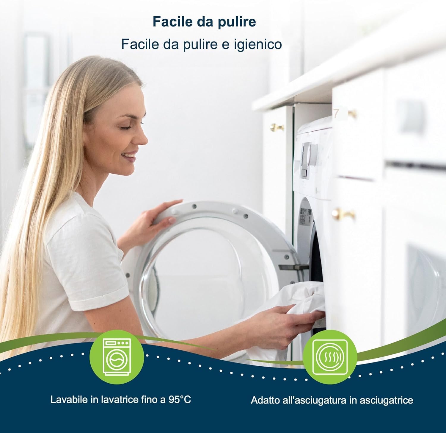 Coprimaterasso impermeabile Sensalou 50x90 cm Antiacaro Lavabile 95°C per Culla Lettino Neonato