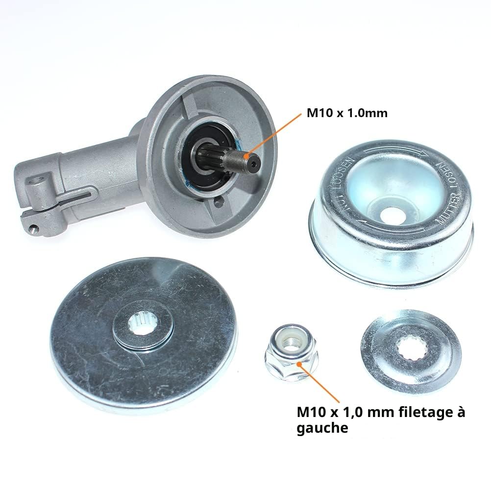 Tête d'engrenage pour débroussailleuse Stihl FS55 FS56 FS70 4144 640 0100 4144 640 0102