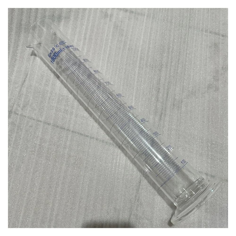 Cristalería de Laboratorio 1 pieza de 1000 ml de vidrio de laboratorio de medición graduada