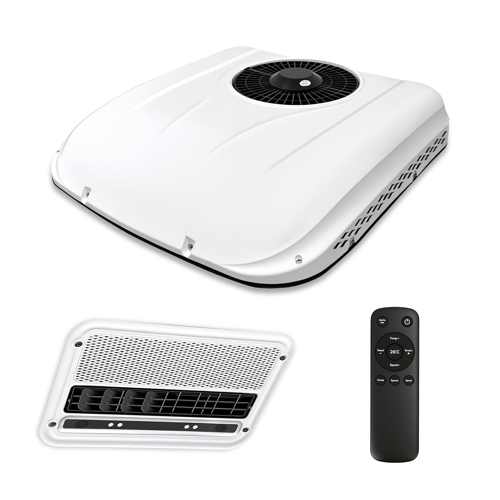 Treeligo 10000 BTU 12V DC Rooftop RV Air Conditioner