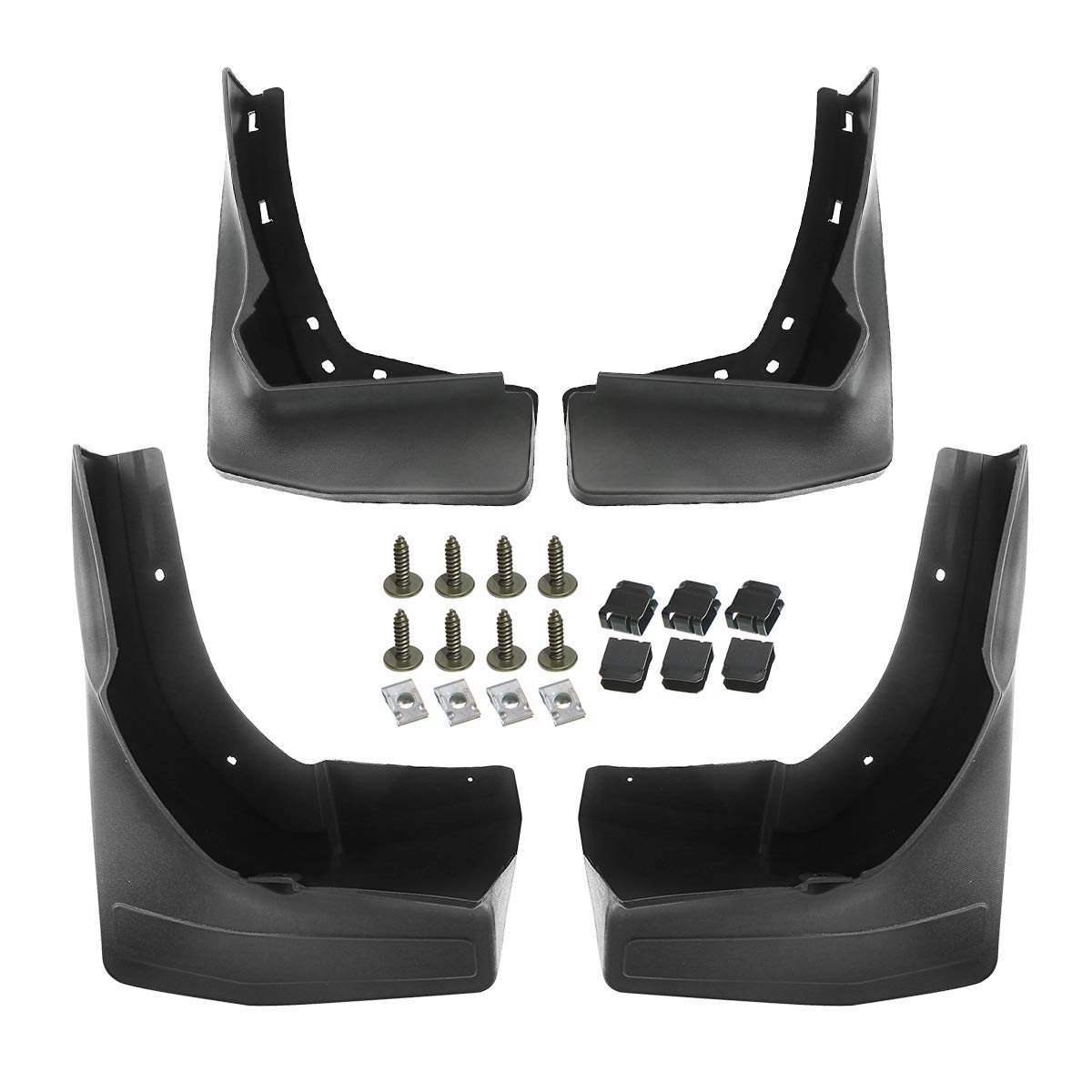 A-Premium Mud Flaps Splash Guards Without Running Board Compatible with Mercedes-Benz X166 GLS450 GL