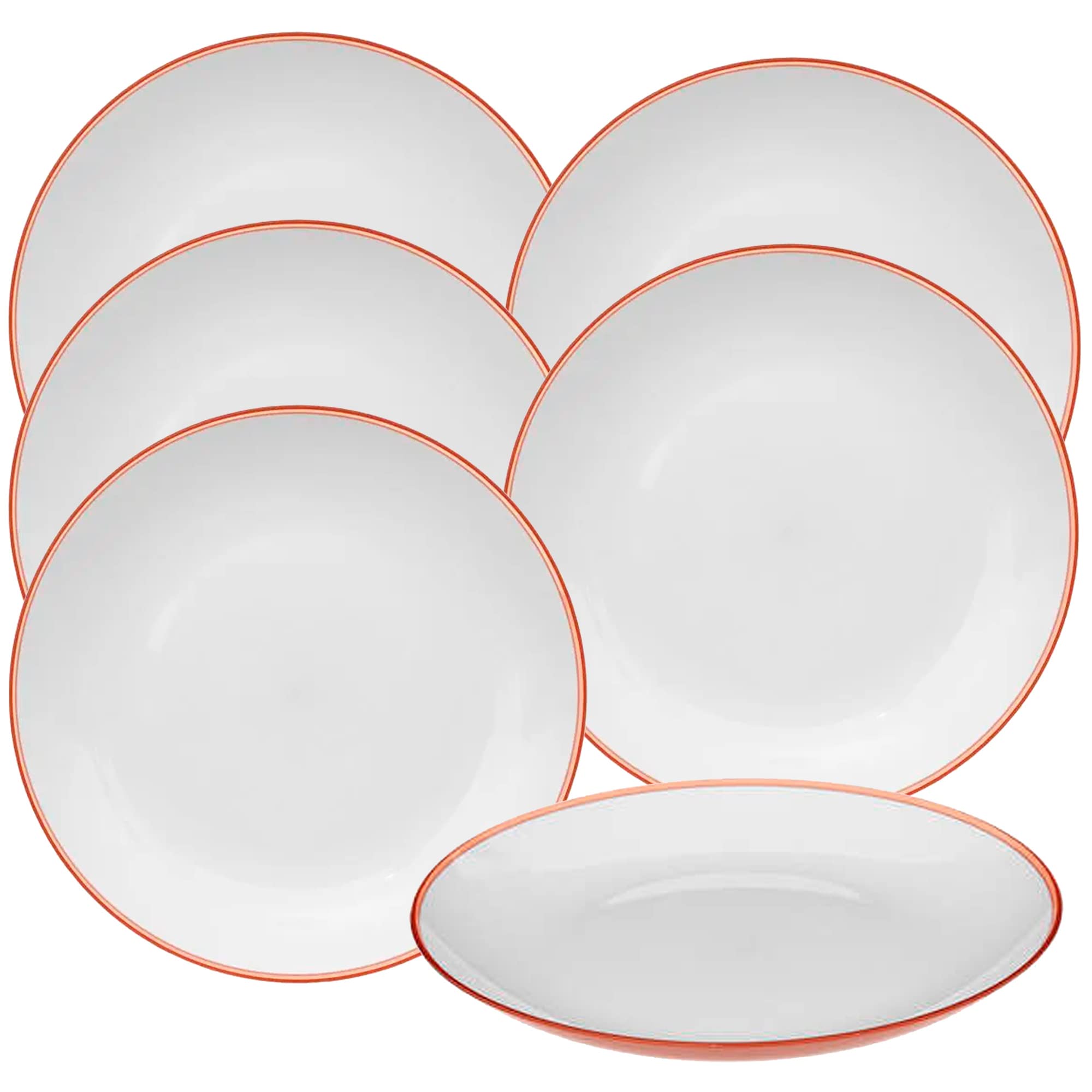 WELL HOME MOBILIARIO & DECORACIÓN WellHome 6er Set Korallenrot