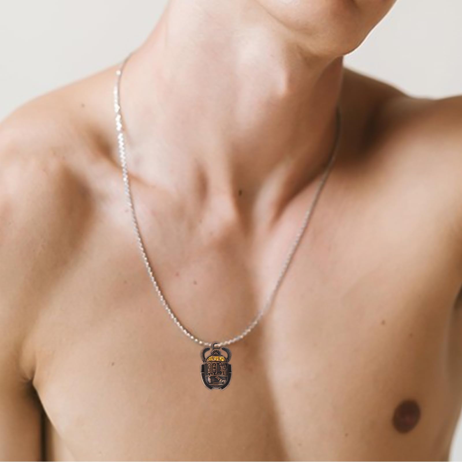 SEWACC Scarab Charms 40pcs Scarab Pendant Alloy Bulk Earrings Beetle Charm - Image 9