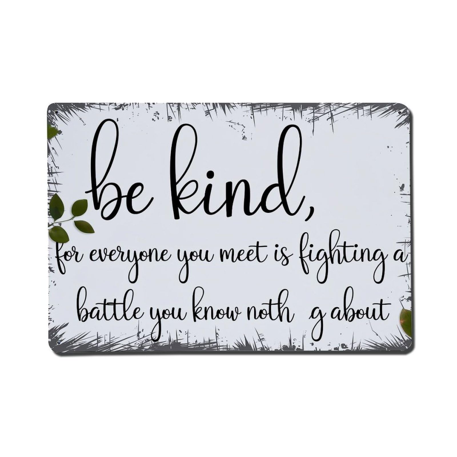 Be Kind For Everyone Metal Tin Sign Plaque