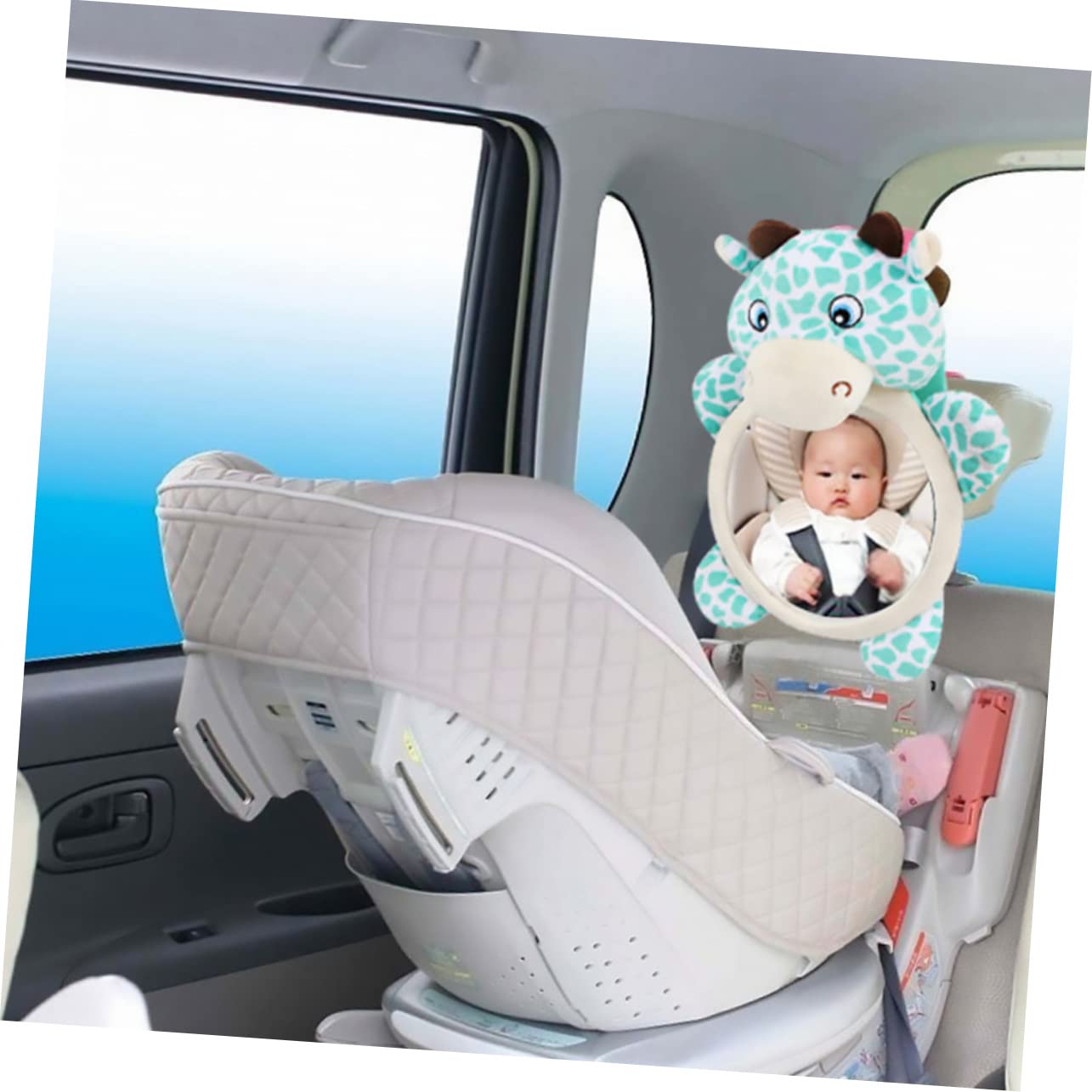 VICASKY 3pièces Rétroviseur De Sécurité Pour Miroir Adorable Forme De Installation Facile Et Pratique Pour Observer