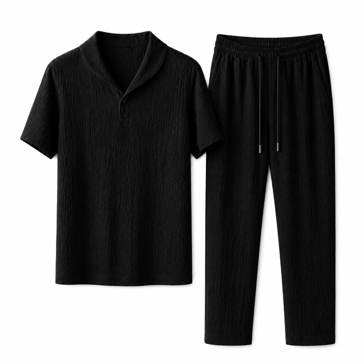 Solid Men Track Suit (IN, Alpha, 2XL, Regular, Standard, Black)-picture-59