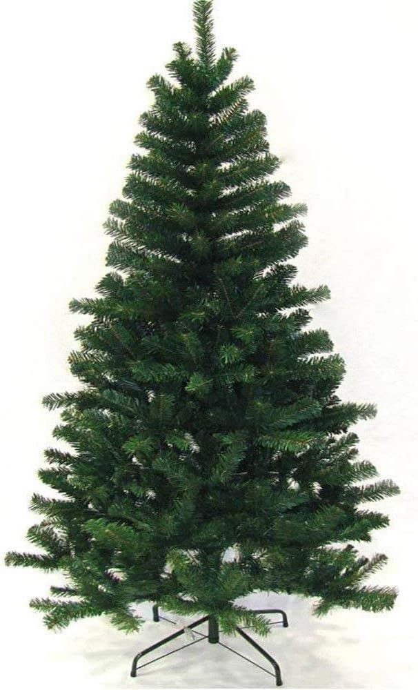FLORALCRAFT® 5ft Classic Realistic Artificial Christmas Tree with Metal Stand - 550 Tips, Lush Full-Bodied Spruce Look, Easy Assembly