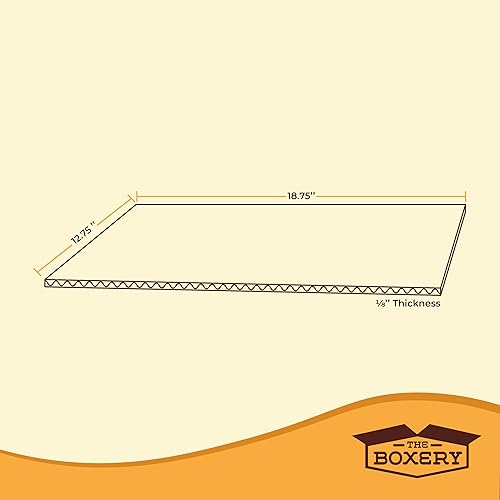 Miniatura 19 de Hojas de cartón corrugado de 12.5 x 12.5 pulgadas de grosor 400 hojas Almohadillas de inserción LP, marrón, respaldo de marco, proyectos
