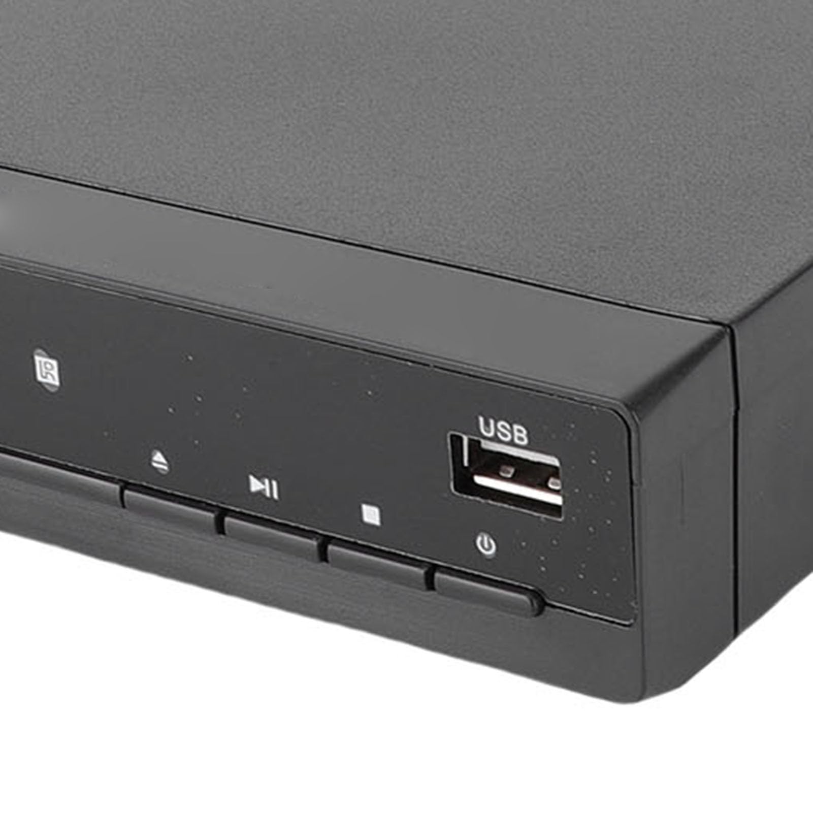 Fabater Odtwarzacz DVD Port USB Odtwarzacz CD dla Wszystkich Regionów z Pilotem Zapewniającym kompatybilność na Całym świecie (wtyczka UE)