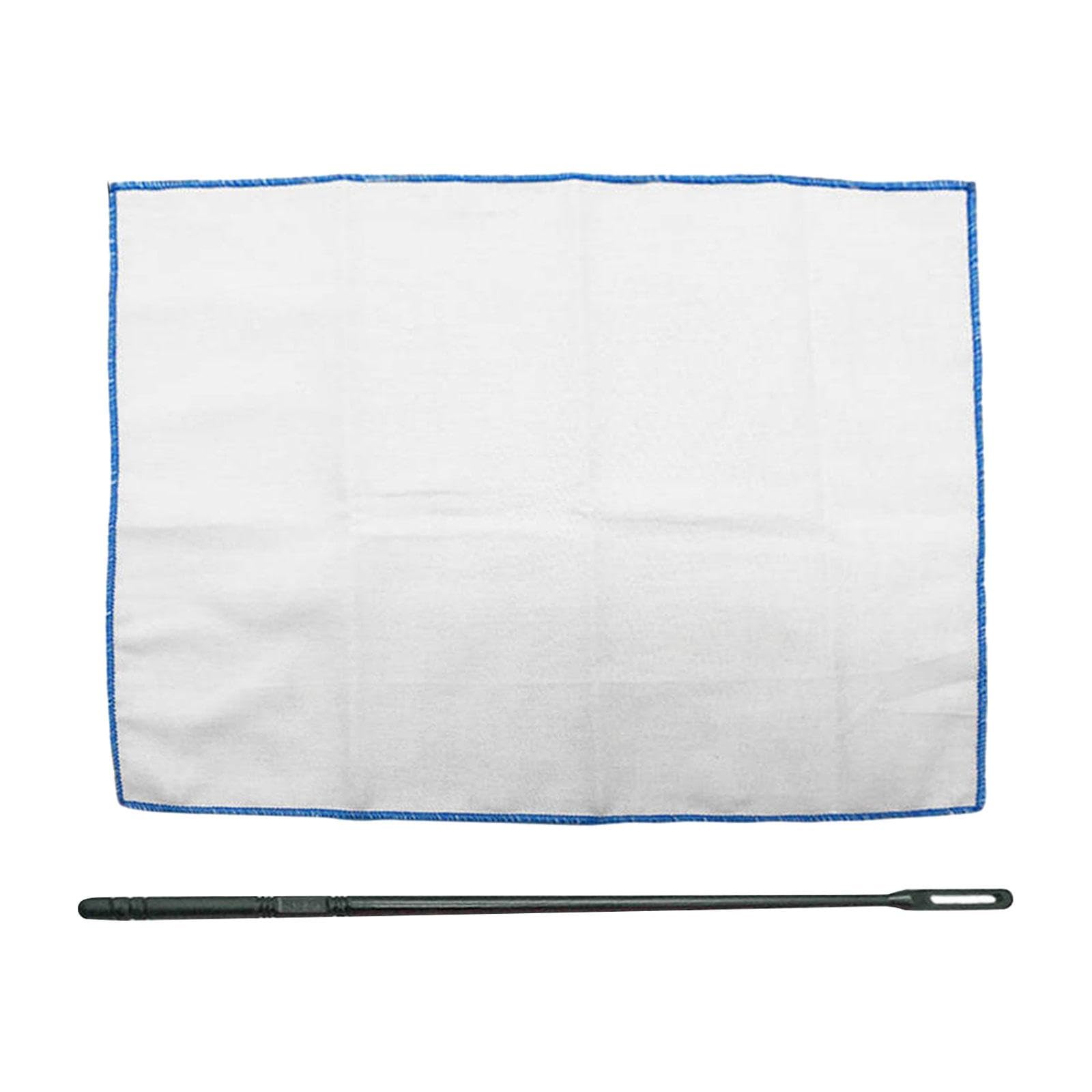Flute Cleaning Set Cleaning Rod and Cloth Music Maintenance Tools Practical Wiping Cloth Cleaner Stick for Ensembles Students