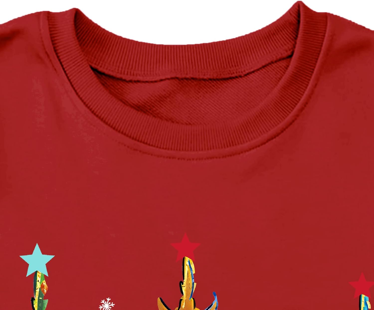 Christmas Sweatshirts Women: Merry and Bright Shirts Christmas Tree Graphic Long Sleeve Shirt Xmas Holiday Pullover Tops - Image 6