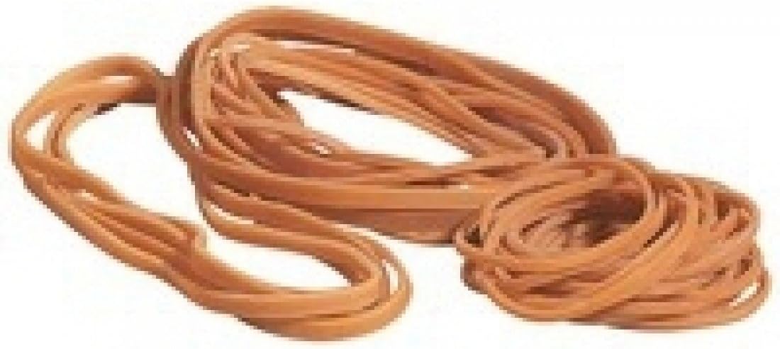 Q-ConnectRubber Bands No.65 101.6 x 6.3mm 500g KF10550, Peach