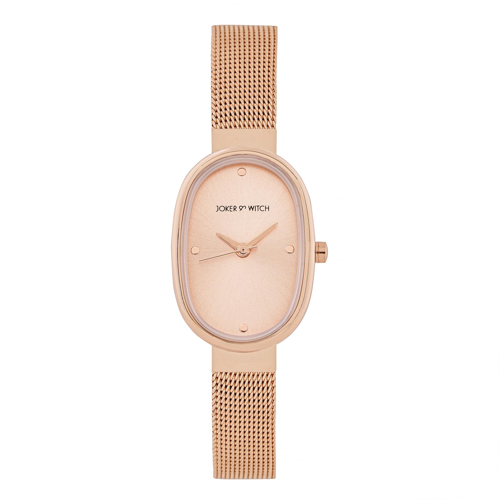 Enola 33mm Rose Gold Dial 10mm Rose Gold Steel Mesh Strap Watch for Women-image-49