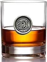Vista 11 de English Pewter Company Vaso de Whisky Old Fashioned Rocks de 11 onzas con Inicial de Monograma - Regalos Únicos para Hombres - Regalos